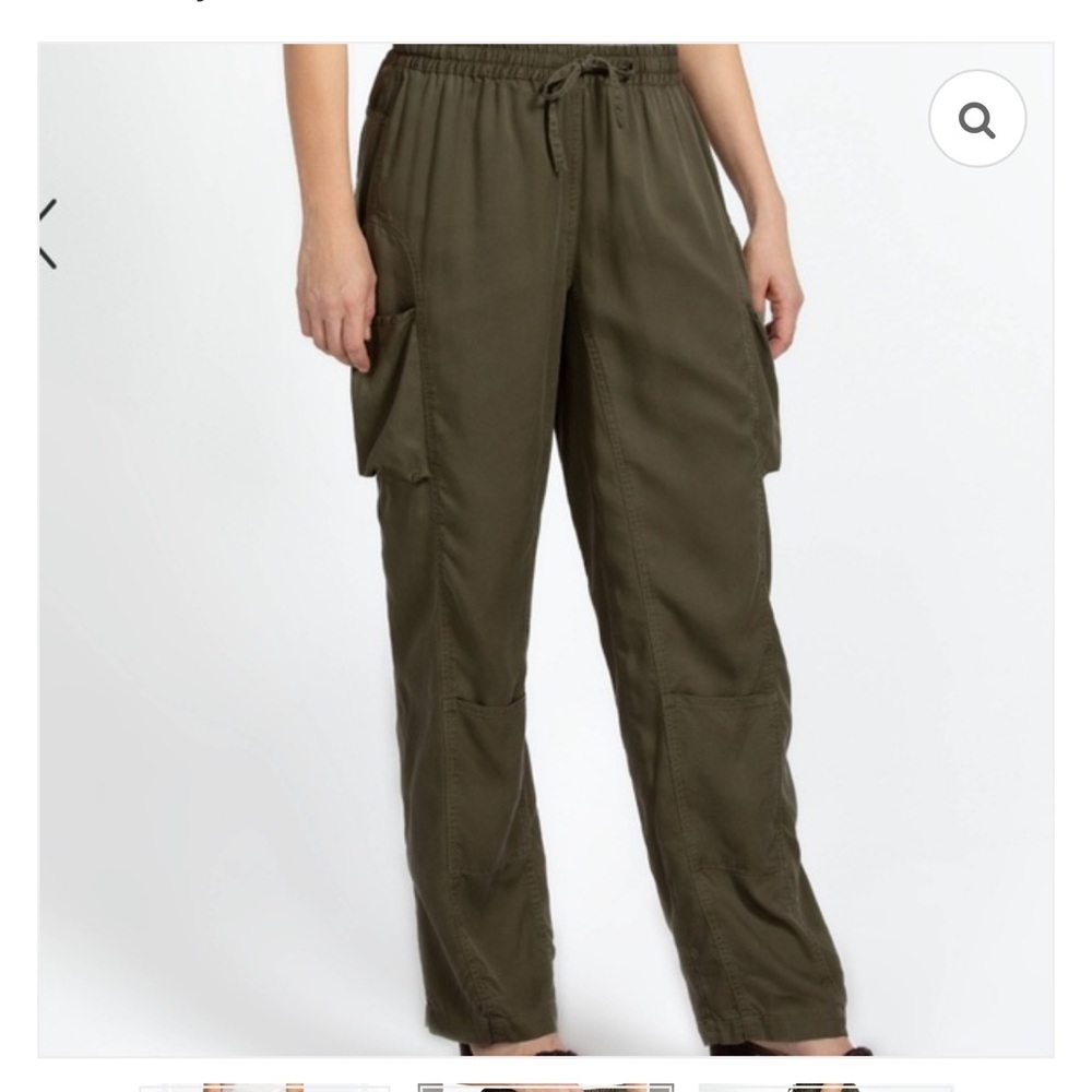 JONNY WAS- LEESHIE WORKWEAR Olive green Cargo Pants. S
